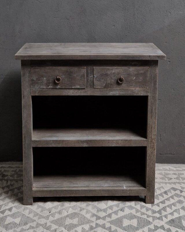 Luksa Home Collection Dressoir Dana | Antique Grey | H85 x B80 x D40 cm