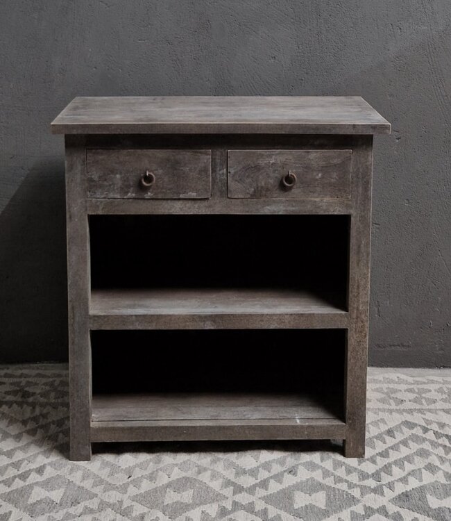 Luksa Home Collection Dressoir Dana | Antique Grey | H85 x B80 x D40 cm
