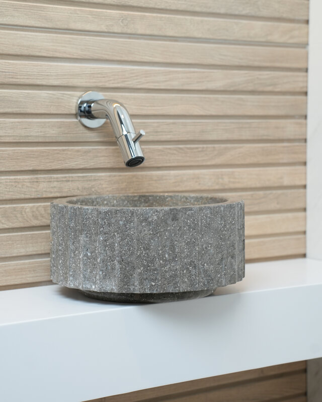 Loutro Bathroomware Waskom Odyssee Mini | Marmer | 3 Kleuren | H15xØ25 cm