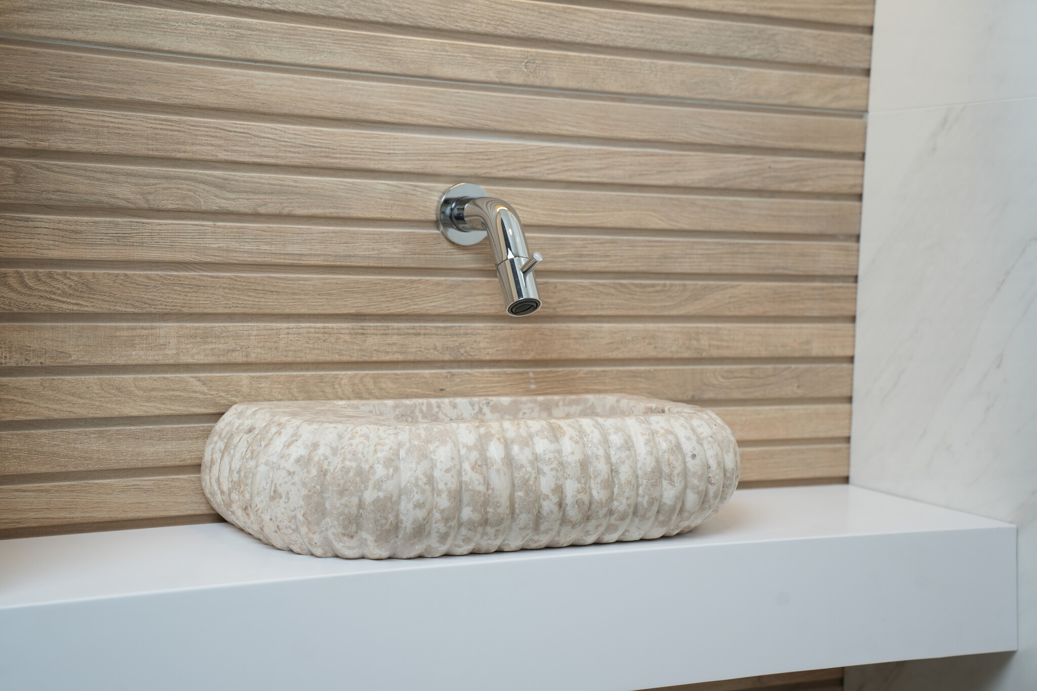 Loutro Bathroomware Waskom Agora Fontein | H9xB40xD20 cm