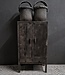 Luksa Home Collection Kast Loes | Antique Grey | H140 x B80 x D45 cm