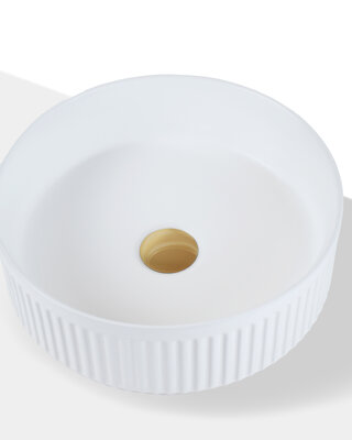 Loutro Bathroomware Waskom Syl | Keramiek | H12xØ36 | 2 Kleuren
