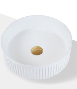 Loutro Bathroomware Waskom Syl | Keramiek | H12xØ36 | 2 Kleuren
