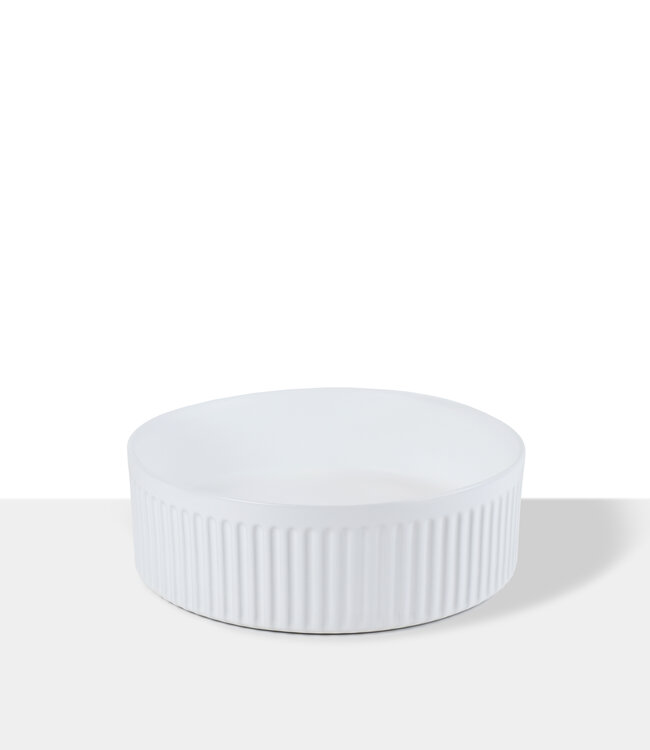 Loutro Bathroomware Waskom Syl | Keramiek | H12xØ36 | 2 Kleuren