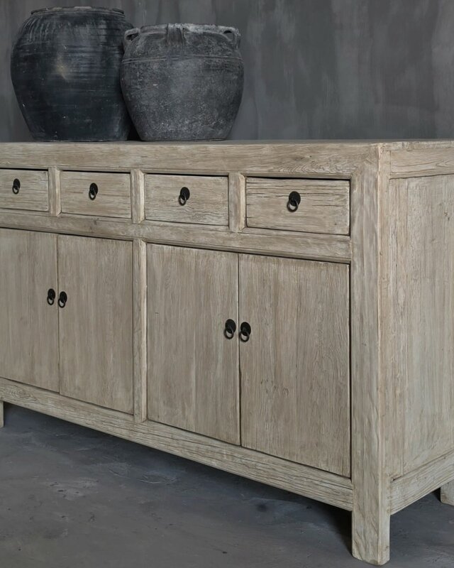 Luksa Home Collection Dressoir Fedde | Naturel | H90 x B150 x D43 cm