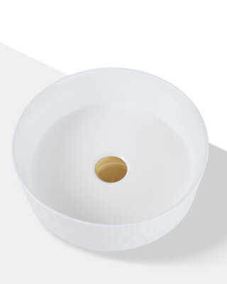Loutro Bathroomware Waskom Mondi | Keramiek | H12xØ36 cm | 2 Kleuren
