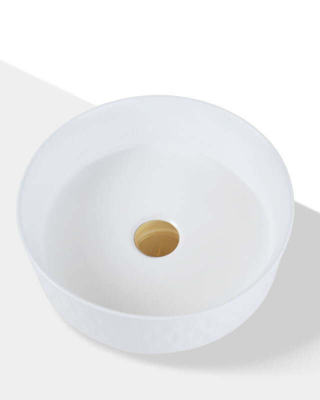 Loutro Bathroomware Waskom Mondi | Keramiek | H12xØ36 cm | 2 Kleuren