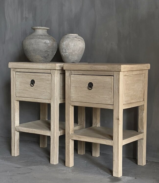 Luksa Home Collection Bijzettafel/Nachtkastje Fedde | H65 x B40 x D37 cm