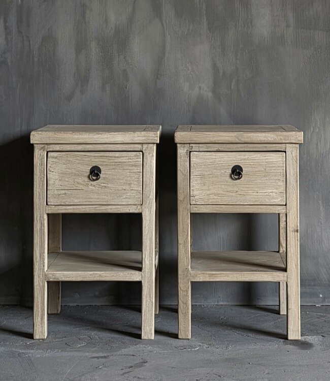 Luksa Home Collection Bijzettafel/Nachtkastje Fedde | H65 x B40 x D37 cm