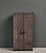 Luksa Home Collection Kast Jent | Antique Grey | H130 x B60 x D30 cm