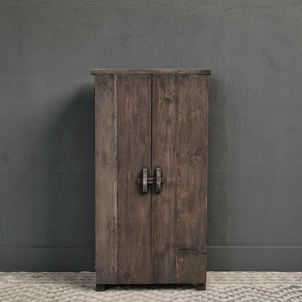 Luksa Home Collection Kast Jent | Antique Grey | H130 x B60 x D30 cm