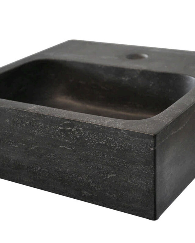 Wiesbaden Raw Fontein | Hardsteen Gezoet | 30x30x10 cm