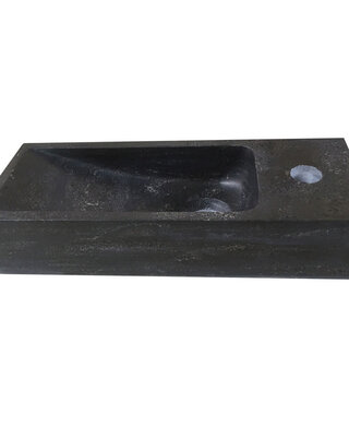 Wiesbaden Raw Fontein Rechts | Hardsteen Gezoet | 38x14x8 cm