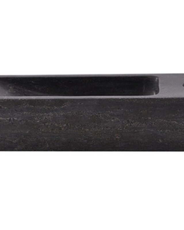 Wiesbaden Raw Fontein Rechts | Hardsteen Gezoet | 38x14x8 cm