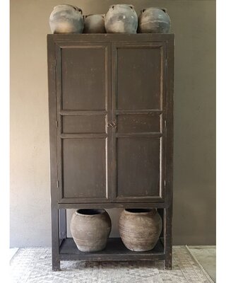 Luksa Home Collection Kast Jort-C | Matt Black | H210 x B110 x D48 cm