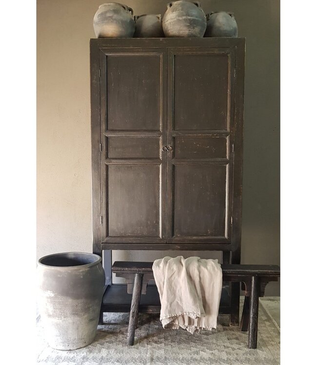Luksa Home Collection Kast Jort-C | Matt Black | H210 x B110 x D48 cm