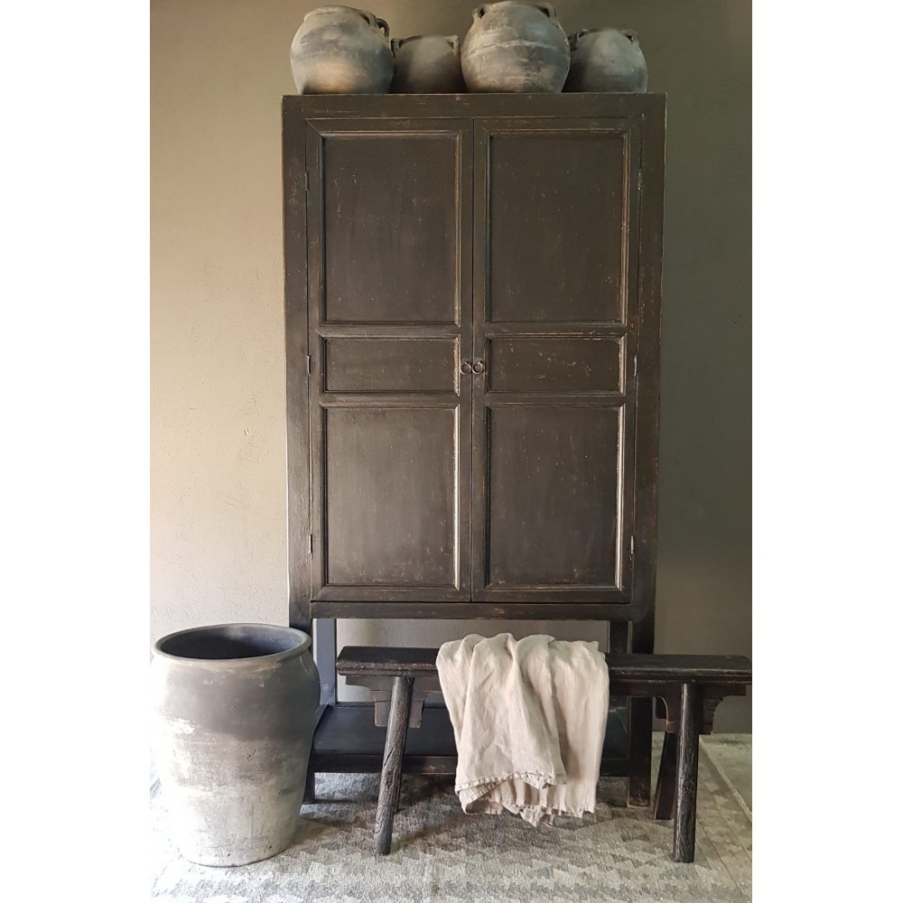 Luksa Home Collection Kast Jort-C | Matt Black | H210 x B110 x D48 cm