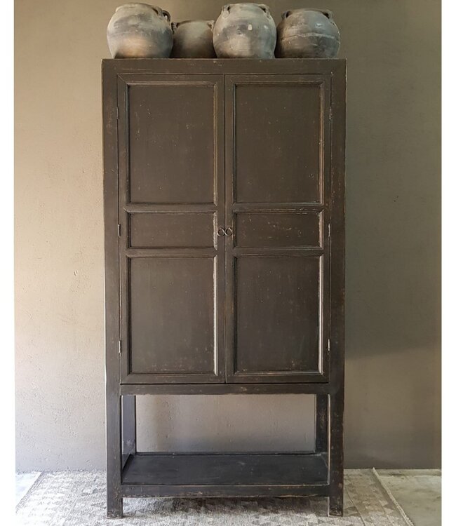 Luksa Home Collection Kast Jort-C | Matt Black | H210 x B110 x D48 cm
