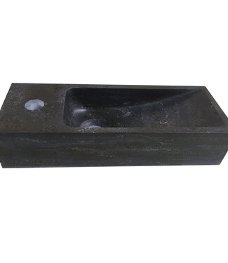 Wiesbaden Raw Fontein Links | Hardsteen Gezoet | 38x14x8 cm