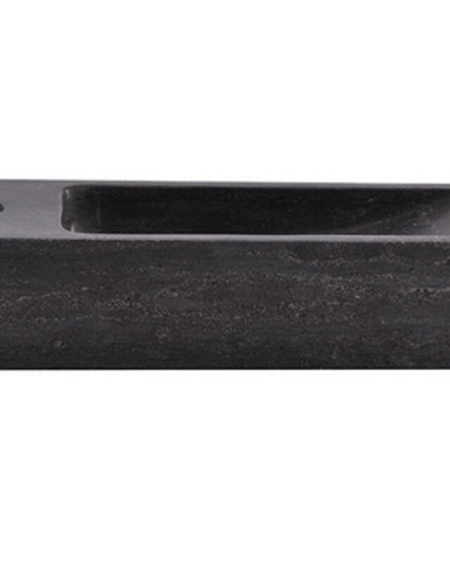 Wiesbaden Raw Fontein Links | Hardsteen Gezoet | 38x14x8 cm