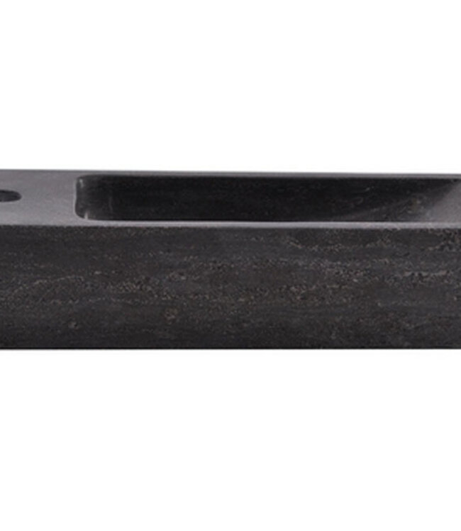 Wiesbaden Raw Fontein Links | Hardsteen Gezoet | 38x14x8 cm
