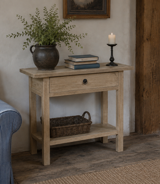 Luksa Home Collection Wandtafel Fedde | Naturel | H80 x B100 x D40 cm