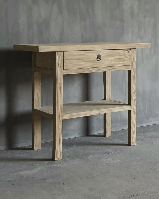 Luksa Home Collection Wandtafel Fedde | Naturel | H80 x B100 x D40 cm