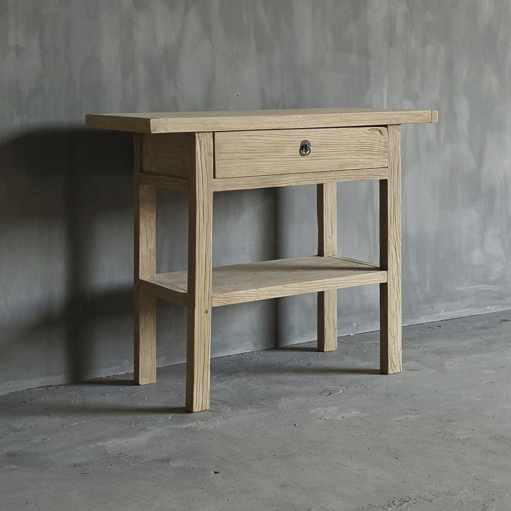 Luksa Home Collection Wandtafel Fedde | Naturel | H80 x B100 x D40 cm