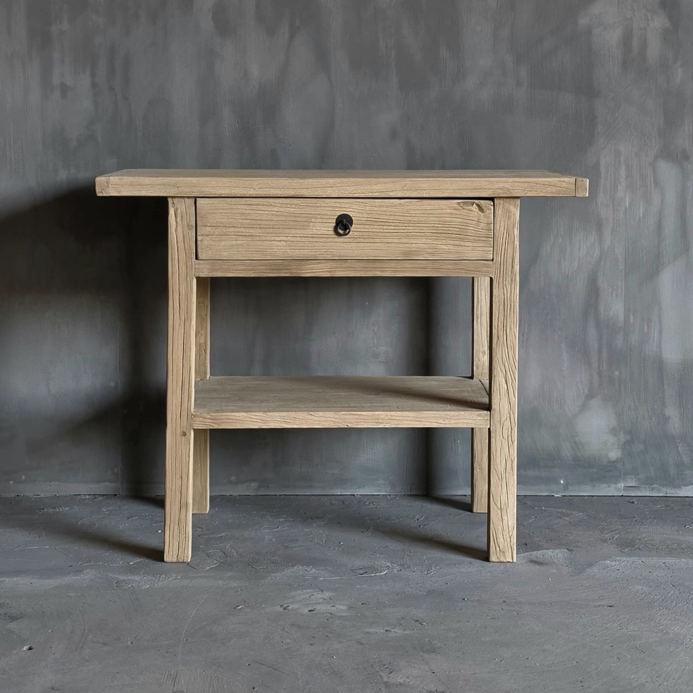 Luksa Home Collection Wandtafel Fedde | Naturel | H80 x B100 x D40 cm