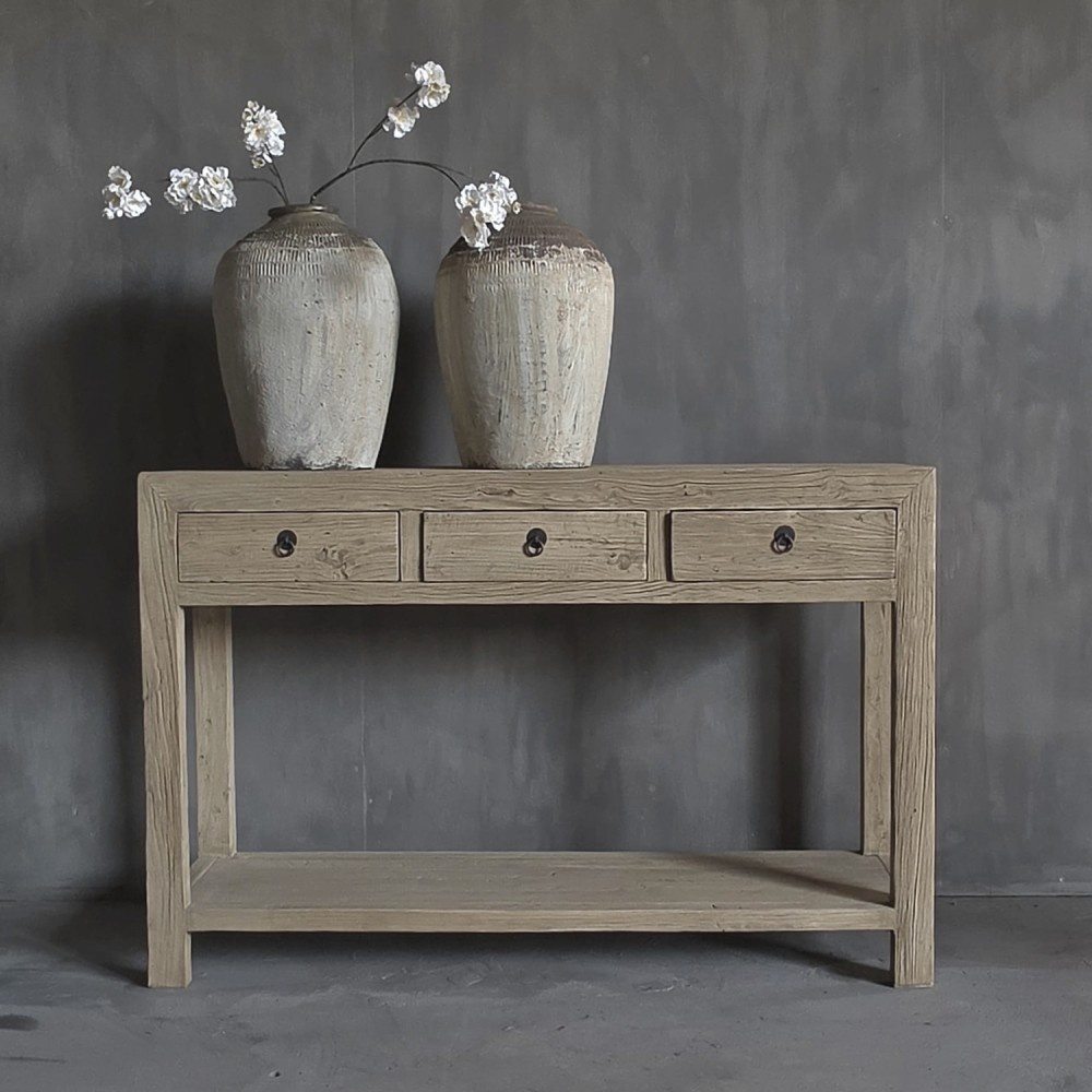 Luksa Home Collection Wandtafel Lian | Naturel | H90 x B140 x D38 cm