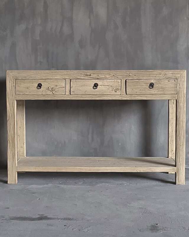Luksa Home Collection Wandtafel Lian | Naturel | H90 x B140 x D38 cm