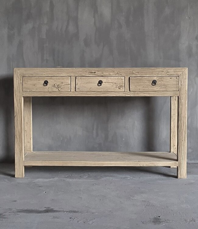 Luksa Home Collection Wandtafel Lian | Naturel | H90 x B140 x D38 cm