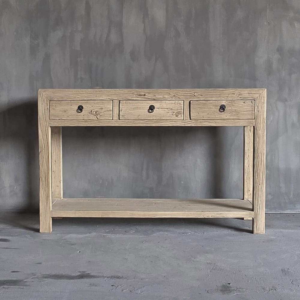 Luksa Home Collection Wandtafel Lian | Naturel | H90 x B140 x D38 cm