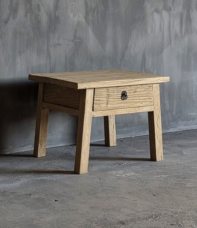 Luksa Home Collection Bijzettafel Jason | Naturel | H45 x B60 x D50 cm