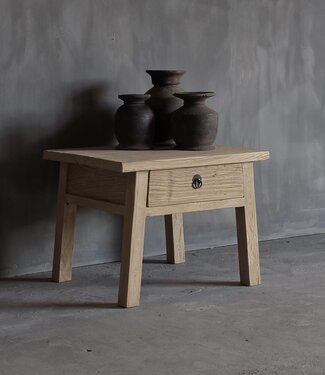 Luksa Home Collection Bijzettafel Jason | Naturel | H45 x B60 x D50 cm