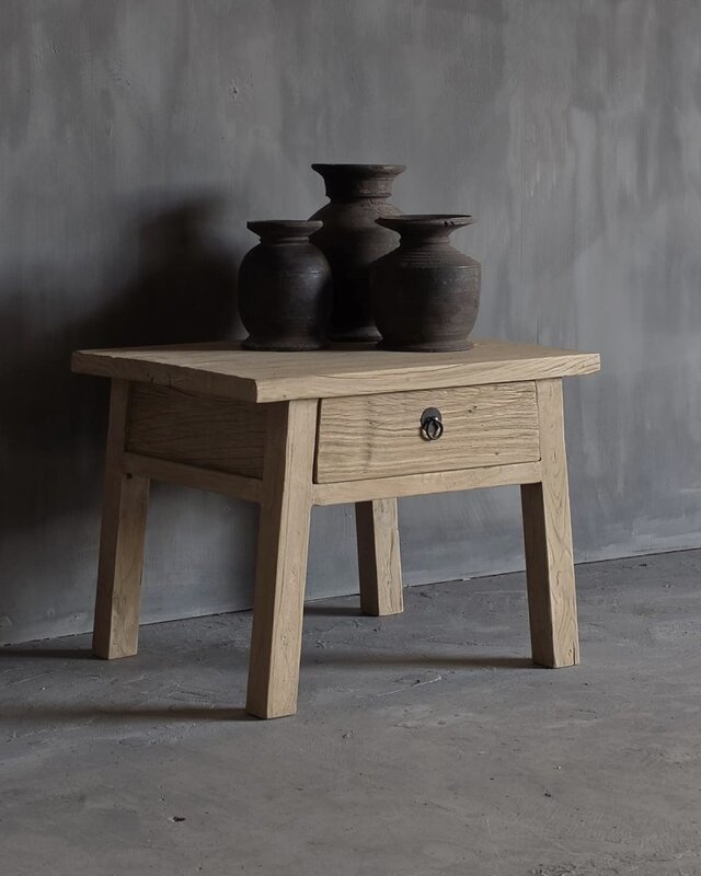 Luksa Home Collection Bijzettafel Jason | Naturel | H45 x B60 x D50 cm