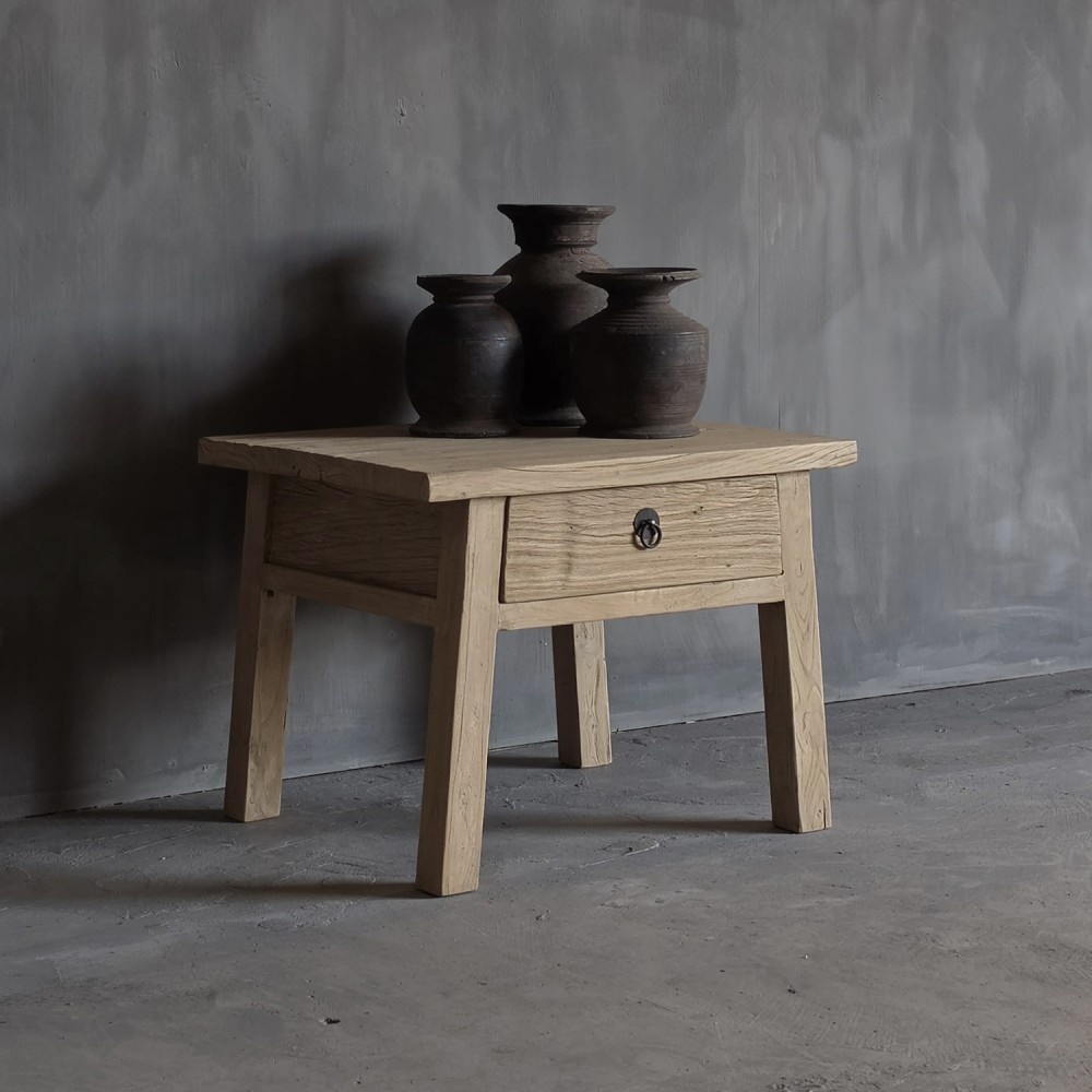 Luksa Home Collection Bijzettafel Jason | Naturel | H45 x B60 x D50 cm
