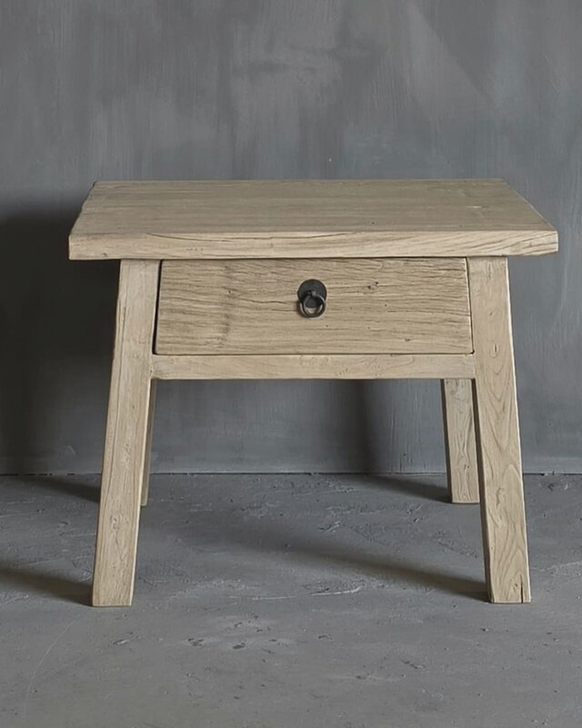 Luksa Home Collection Bijzettafel Jason | Naturel | H45 x B60 x D50 cm