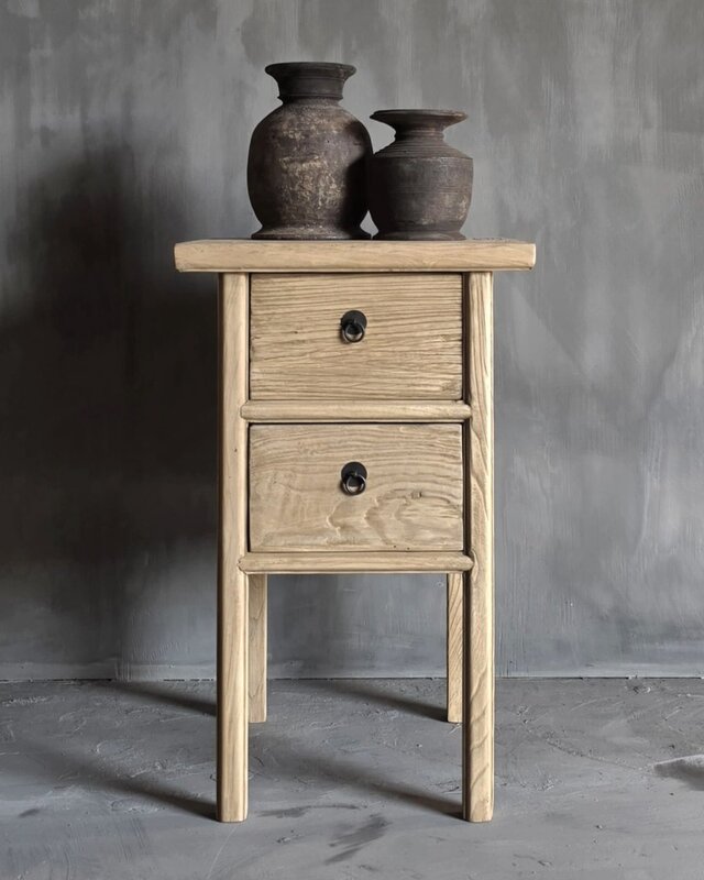 Luksa Home Collection Bijzettafel Sya | Naturel | H80 x B50 x D50 cm