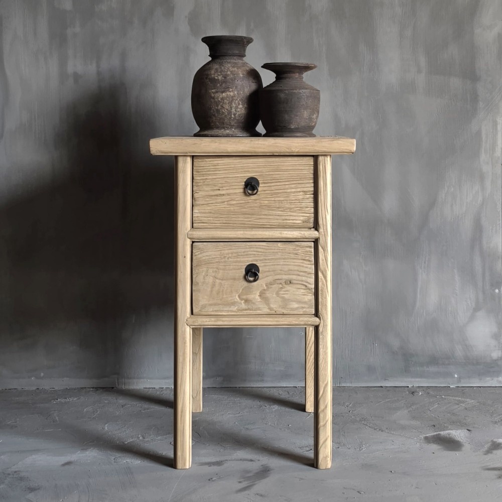 Luksa Home Collection Bijzettafel Sya | Naturel | H80 x B50 x D50 cm