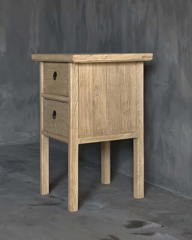 Luksa Home Collection Bijzettafel Sya | Naturel | H80 x B50 x D50 cm