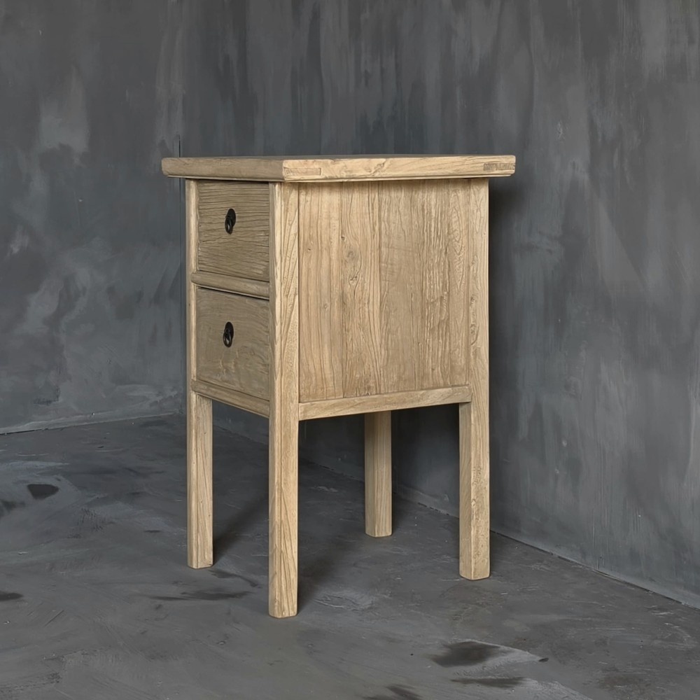 Luksa Home Collection Bijzettafel Sya | Naturel | H80 x B50 x D50 cm