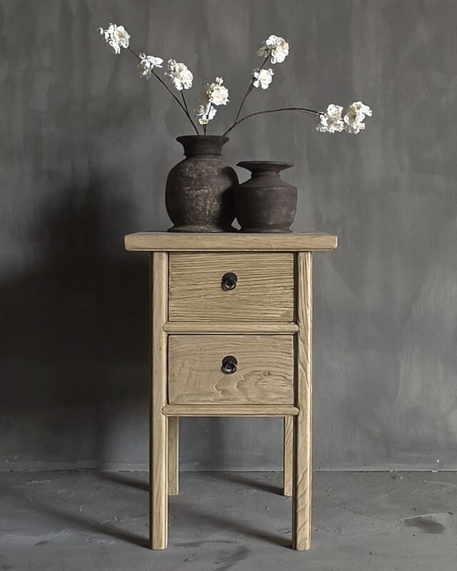Luksa Home Collection Bijzettafel Sya | Naturel | H80 x B50 x D50 cm
