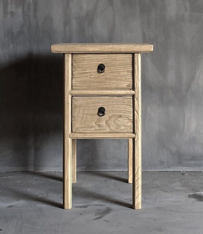 Luksa Home Collection Bijzettafel Sya | Naturel | H80 x B50 x D50 cm