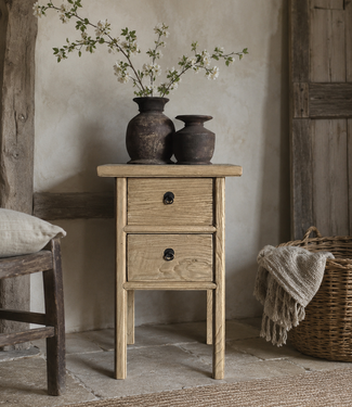 Luksa Home Collection Bijzettafel Sya | Naturel | H80 x B50 x D50 cm