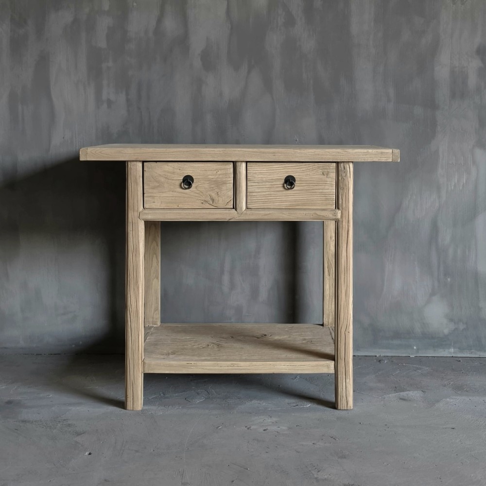 Luksa Home Collection Wandtafel Fedde | Naturel | H83 x B100 x D50 cm