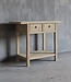 Luksa Home Collection Wandtafel Fedde | Naturel | H83 x B100 x D50 cm