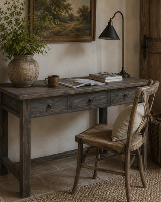 Luksa Home Collection Schrijftafel Kenza | 3 Lades | H81 x B120 x D60 cm