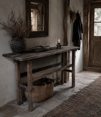 Luksa Home Collection Wandtafel Kyon | Antique Grey | H80 x B160 x D40 cm