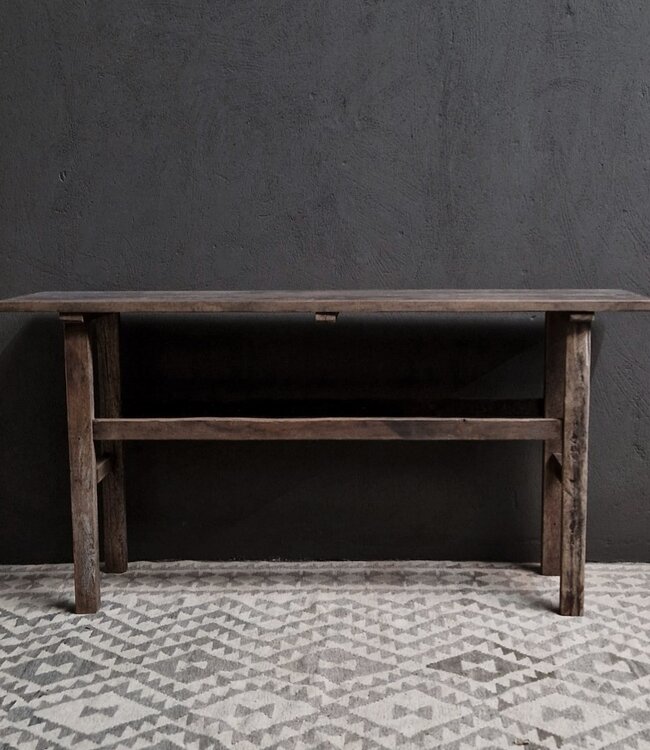 Luksa Home Collection Wandtafel Kyon | Antique Grey | H80 x B160 x D40 cm